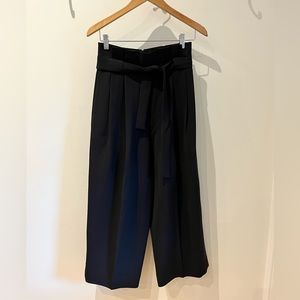 COS wide leg culottes, size 4, black